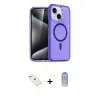 ieg™ iPhone 14 Kılıf Nova Asil Prime - Siyah Joko Magic 5D Cam + Diamond Kamera Lens - PE