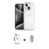 ieg™ iPhone 14 Kılıf Nova Asil Prime - Siyah Joko Magic 5D Cam + Shine Kamera Lens - GD