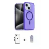 ieg™ iPhone 14 Kılıf Nova Asil Prime - Siyah Joko Magic 5D Cam + Shine Kamera Lens - KI