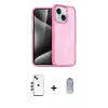 ieg™ iPhone 14 Kılıf Nova Asil Prime - Siyah Joko Magic 5D Cam + Shine Kamera Lens - KI