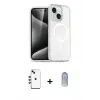 ieg™ iPhone 14 Kılıf Nova Asil Prime - Siyah Joko Magic 5D Cam + Shine Kamera Lens - KI
