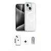 ieg™ iPhone 14 Kılıf Nova Asil Prime - Siyah Joko Magic 5D Cam + Shine Kamera Lens - YL
