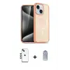 ieg™ iPhone 14 Kılıf Nova Asil Prime - Siyah Joko Magic 5D Cam + Shine Kamera Lens - YL