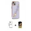 ieg™ iPhone 14 Kılıf Nova Işık Prime - Siyah Buffer Cam Ekran Koruyucu + Shine Kamera Lens - GI