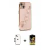ieg™ iPhone 14 Kılıf Nova Işık Prime - Siyah Buffer Cam Ekran Koruyucu + Shine Kamera Lens - KI