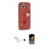 ieg™ iPhone 14 Kılıf Nova Işık Prime - Siyah Buffer Hayalet Cam Ekran Koruyucu + Diamond Kamera Lens - KI