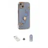 ieg™ iPhone 14 Kılıf Nova Işık Prime - Siyah Joko Magic 5D Cam + Diamond Kamera Lens - KI