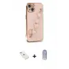 ieg™ iPhone 14 Kılıf Nova Işık Prime - Siyah Joko Magic 5D Cam + Diamond Kamera Lens - PE