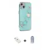 ieg™ iPhone 14 Kılıf Nova Işık Prime - Siyah Joko Magic 5D Cam + Diamond Kamera Lens - PE