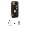 ieg™ iPhone 14 Kılıf Nova Işık Prime - Siyah Joko Magic 5D Cam + Shine Kamera Lens - GD