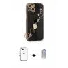 ieg™ iPhone 14 Kılıf Nova Işık Prime - Siyah Joko Magic 5D Cam + Shine Kamera Lens - GI