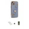 ieg™ iPhone 14 Kılıf Nova Işık Prime - Siyah Joko Magic 5D Hayalet Cam + Diamond Kamera Lens - SABE