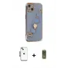 ieg™ iPhone 14 Kılıf Nova Işık Prime - Siyah Joko Magic 5D Hayalet Cam + Shine Kamera Lens - MI