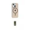 ieg™ iPhone 14 Kılıf Pusula Form Özel Seri - Siyah Joko Magic 5D Hayalet Cam
