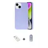 ieg™ iPhone 14 Kılıf Ufuk Serisi - Siyah Joko Magic 5D Cam + Diamond Kamera Lens - KI