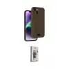 ieg™ iPhone 14 Kılıf Vadi Çizgi Prime - Siyah Bilvis 3D Cam Ekran Koruyucu