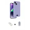 ieg™ iPhone 14 Kılıf Vadi Çizgi Prime - Siyah Joko Magic 5D Cam + Diamond Kamera Lens - PE