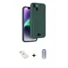 ieg™ iPhone 14 Kılıf Vadi Çizgi Prime - Siyah Joko Magic 5D Cam + Diamond Kamera Lens - SABE