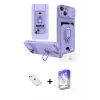 ieg™ iPhone 14 Kılıf Vadi Form Prime - Siyah Bilvis 5in1 3D Magic Cam Ekran Koruyucu + Diamond Kamera Lens - SABE