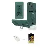 ieg™ iPhone 14 Kılıf Vadi Form Prime - Siyah Buffer Cam Ekran Koruyucu + Diamond Kamera Lens - PE
