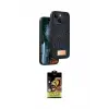 ieg™ iPhone 14 Kılıf Vadi Klasik Serisi - Siyah Buffer Cam Ekran Koruyucu