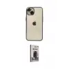 ieg™ iPhone 14 Kılıf Vadi Minimal - Siyah Bilvis Hayalet Cam Ekran Koruyucu