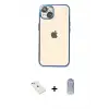 ieg™ iPhone 14 Kılıf Vadi Minimal - Siyah Joko Magic 5D Cam + Diamond Kamera Lens - SABE