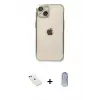 ieg™ iPhone 14 Kılıf Vadi Minimal - Siyah Joko Magic 5D Cam + Diamond Kamera Lens - YL