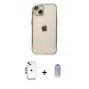 ieg™ iPhone 14 Kılıf Vadi Minimal - Siyah Joko Magic 5D Cam + Shine Kamera Lens - GD