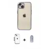 ieg™ iPhone 14 Kılıf Vadi Minimal - Siyah Joko Magic 5D Cam + Shine Kamera Lens - MI