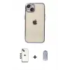 ieg™ iPhone 14 Kılıf Vadi Minimal - Siyah Joko Magic 5D Cam + Shine Kamera Lens - YL