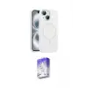 ieg™ iPhone 14 Kılıf Yankı Form Serisi - Siyah Bilvis 5in1 3D Magic Cam Ekran Koruyucu