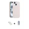 ieg™ iPhone 14 Kılıf Yankı Form Serisi - Siyah Joko Magic 5D Cam + Diamond Kamera Lens - YL