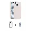 ieg™ iPhone 14 Kılıf Yankı Form Serisi - Siyah Joko Magic 5D Cam + Shine Kamera Lens - MI