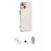 ieg™ iPhone 14 Kılıf Yankı Serisi - Siyah Joko Magic 5D Cam + Diamond Kamera Lens - SABE