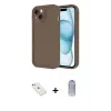 ieg™ iPhone 14 Kılıf Yankı Yansıma Özel Seri - Siyah Joko Magic 5D Cam + Diamond Kamera Lens - SABE