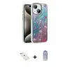 ieg™ iPhone 14 Kılıf Zirve Modern Prime - Siyah Joko Magic 5D Cam + Diamond Kamera Lens - PE