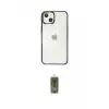 ieg™ iPhone 14 Plus Kılıf Doruk Doku Prime - Siyah Joko Magic 5D Hayalet Cam