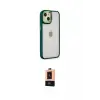 ieg™ iPhone 14 Plus Kılıf Eksen Doku Prime - Şeffaf Maxco Cam Ekran Koruyucu