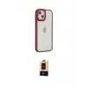 ieg™ iPhone 14 Plus Kılıf Eksen Doku Prime - Şeffaf Maxco Cam Ekran Koruyucu