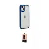 ieg™ iPhone 14 Plus Kılıf Eksen Doku Prime - Şeffaf Maxco Cam Ekran Koruyucu