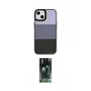 ieg™ iPhone 14 Plus Kılıf Kutup Özel Seri - Siyah 360 Mat Full Body Arka Koruyucu