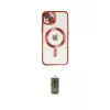 ieg™ iPhone 14 Plus Kılıf Nova Işık Özel Seri - Siyah Joko Magic 5D Hayalet Cam