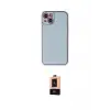 ieg™ iPhone 14 Plus Kılıf Yadigar Klasik - Şeffaf Maxco Cam Ekran Koruyucu