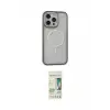 ieg™ iPhone 14 Pro Kılıf Ahenk Form Serisi - Siyah 20D Premium Cam Ekran Koruyucu
