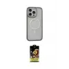 ieg™ iPhone 14 Pro Kılıf Ahenk Form Serisi - Siyah Buffer Cam Ekran Koruyucu