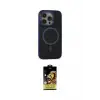 ieg™ iPhone 14 Pro Kılıf Ahenk Form Serisi - Siyah Buffer Cam Ekran Koruyucu