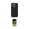 ieg™ iPhone 14 Pro Kılıf Ahenk Form Serisi - Siyah Buffer Cam Ekran Koruyucu