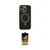 ieg™ iPhone 14 Pro Kılıf Ahenk Form Serisi - Siyah Buffer Cam Ekran Koruyucu