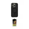 ieg™ iPhone 14 Pro Kılıf Ahenk Form Serisi - Siyah Buffer Cam Ekran Koruyucu